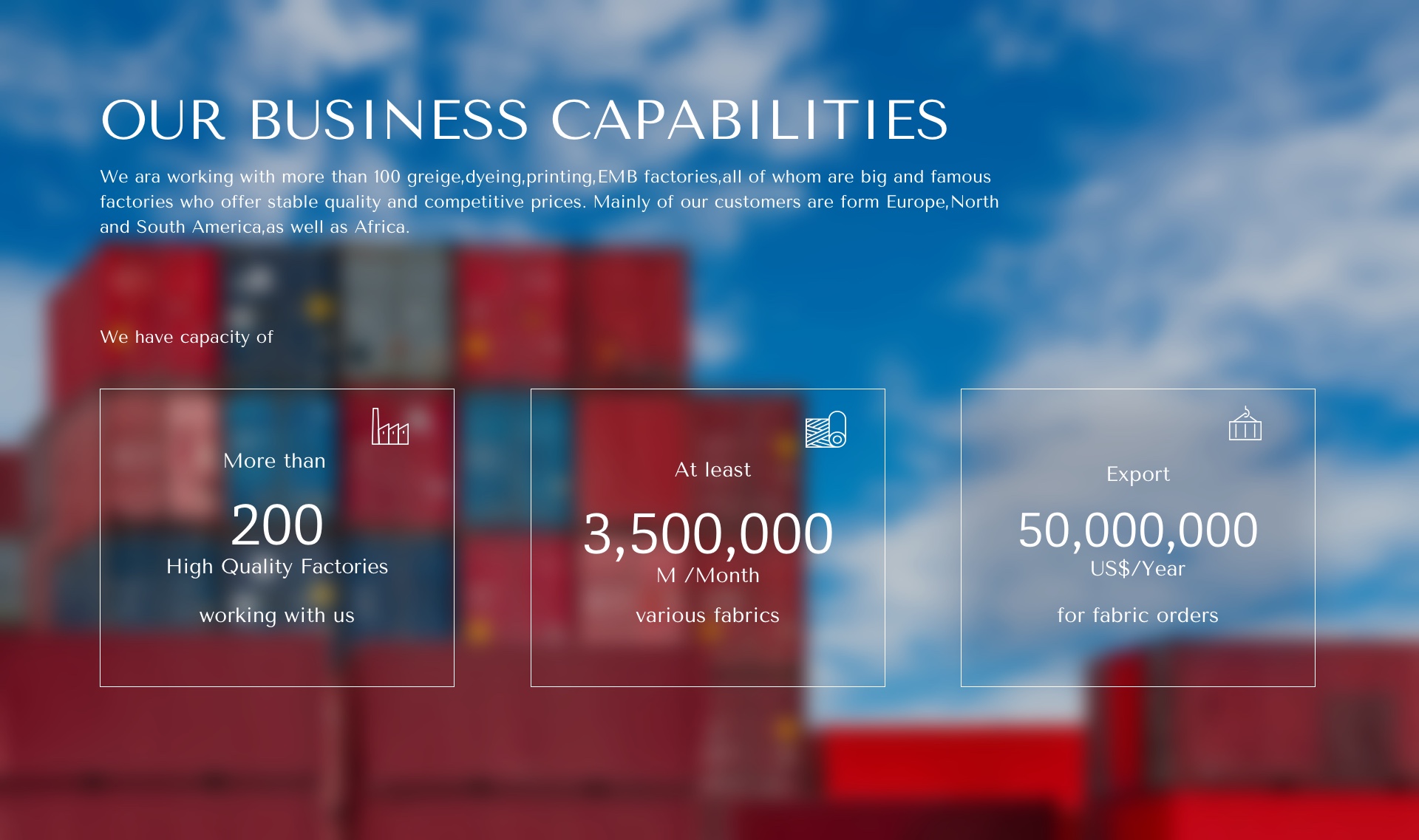 newstep textile business